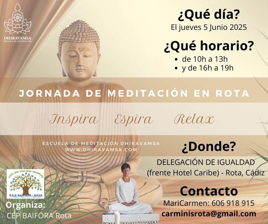 Jornada de Meditación Presencial en Rota 